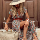 Celeste™ – Elegantno oblikovan boho maksi plašč
