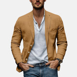 Lorenzio™ | Eleganten poletni blazer iz lahkega lana