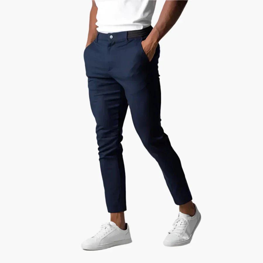 Tomáš – Muške Slim-Fit Chino Hlače – Elegantne Radne i Slobodne Hlače s Modernim Dizajnom