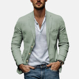 Lorenzio™ | Eleganten poletni blazer iz lahkega lana