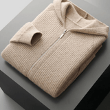 Sommerfeld | Zip-Up Hoodie in Extra Fine Merino Wool