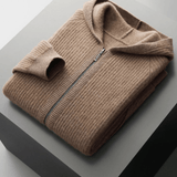 Sommerfeld | Zip-Up Hoodie in Extra Fine Merino Wool