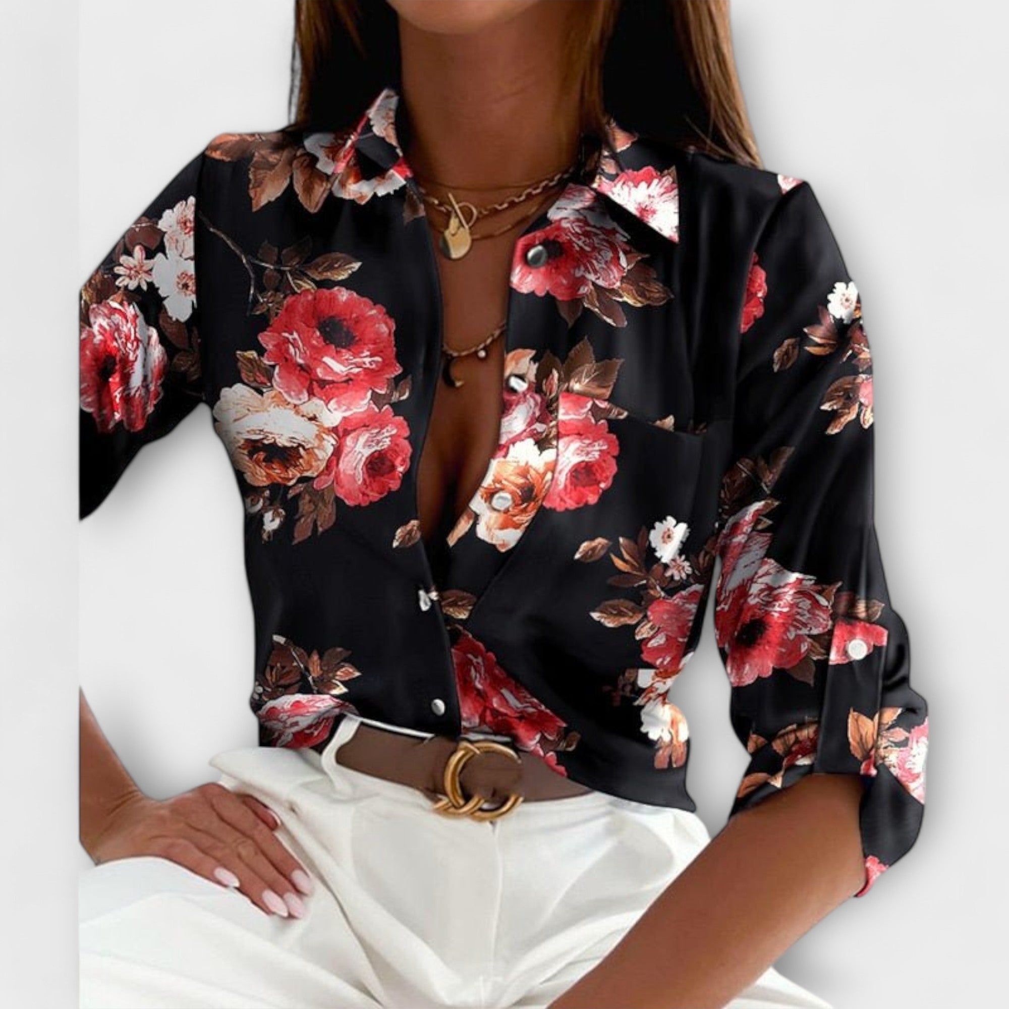 Bluza s klasičnim ovratnikom