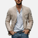 Lorenzio™ | Eleganten poletni blazer iz lahkega lana