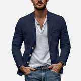 Lorenzio™ | Eleganten poletni blazer iz lahkega lana